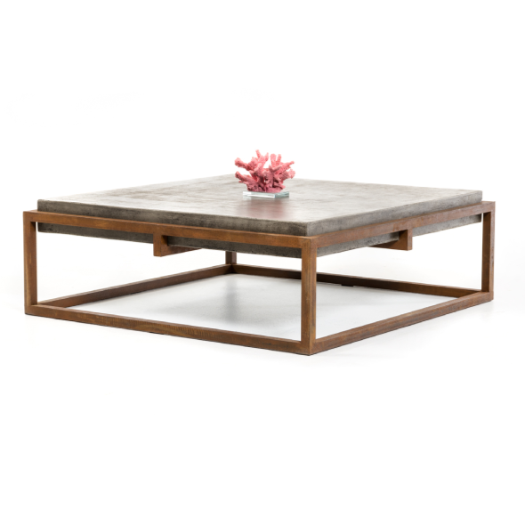 Shepard Modern Concrete Coffee Table by VIG Furniture - View 3