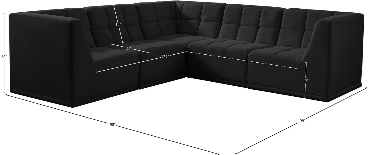Relax - 5 Piece Modular Sectional
