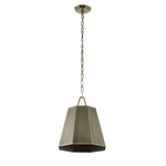 Granada - 1 Light Hexagon Pendant - Dark Gray