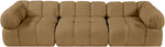 Orin - Velvet Performance Fabric Upholstered 3 Piece Modular Sofa