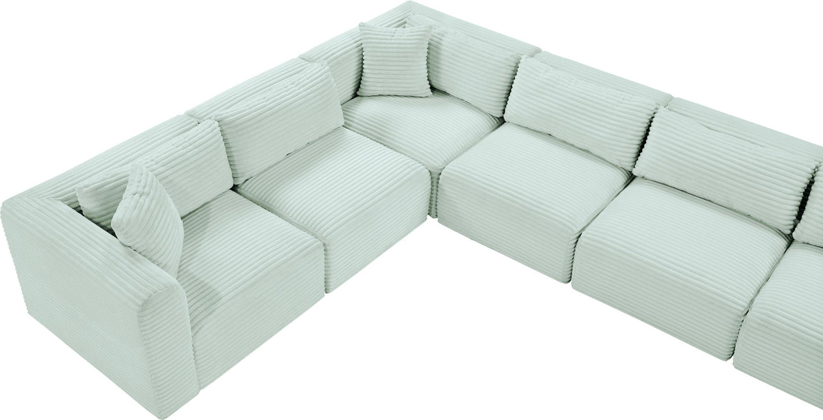 Shaggy - 9 Piece Modular U-Shaped Sectional