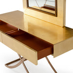 Aversa - Gold Crocodile Console Table & Mirror by VIG Furniture - View 5