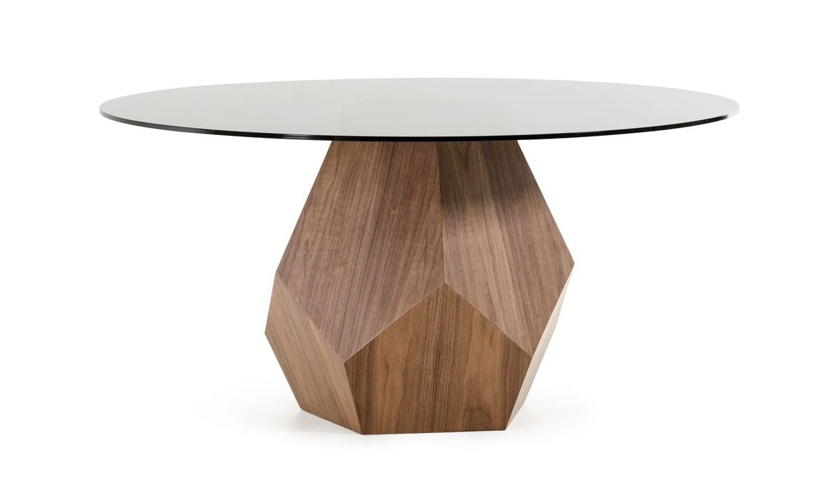 Rackham Mid-Century Walnut Round Dining Table by VIG Furniture - View 11