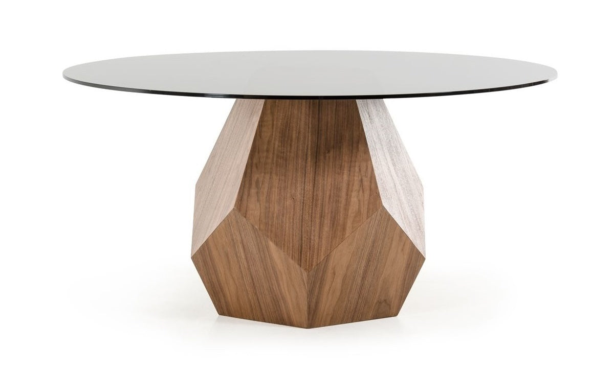Rackham Mid-Century Walnut Round Dining Table by VIG Furniture - View 10