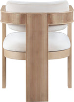Sacha - Velvet Dining Chair With Natural Base (Set of 2)