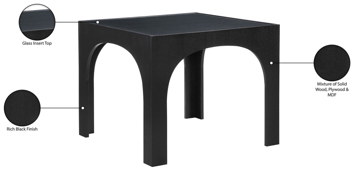 Waldorf - Tempered Glass Top Table