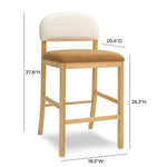 Calla - Performance Velvet Counter Stool