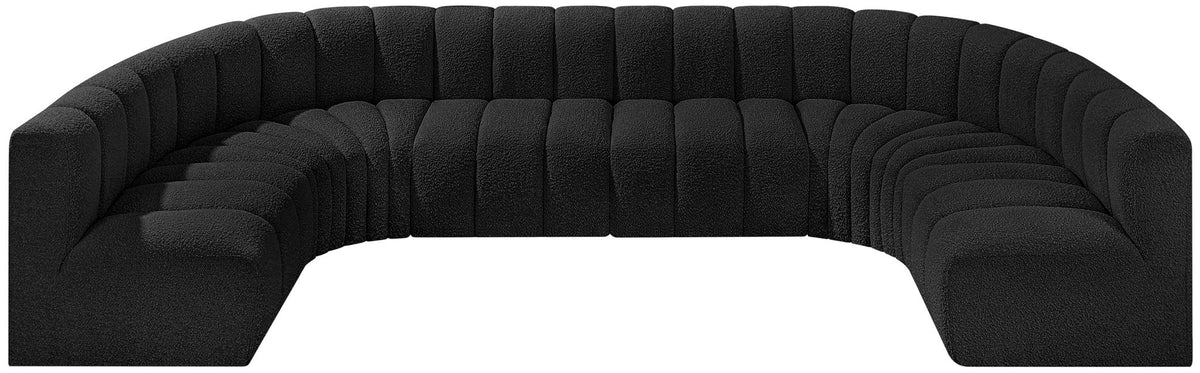 Arc - Boucle Fabric 8 Piece Modular Sofa