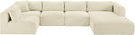 Shaggy - 5 Piece Modular U-Shaped Sectional