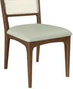 Atrium - Upholstered Seat Dining Chair With Brushed Brown Base (Set of 2)