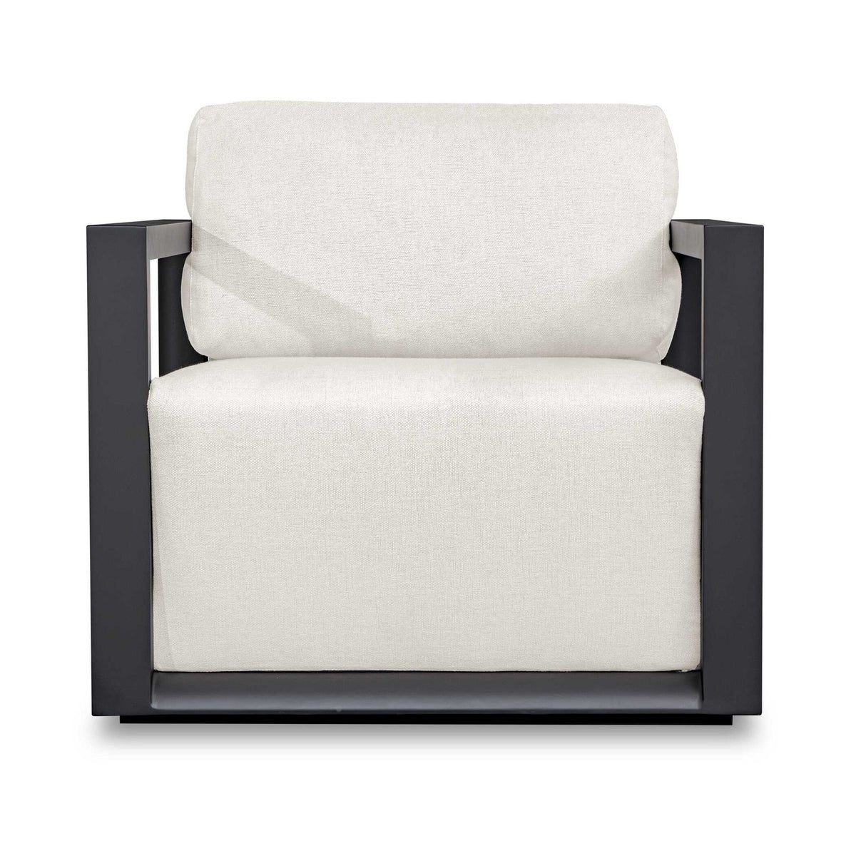 Remsen - Outdoor Lounge Chair - Black / Oyster