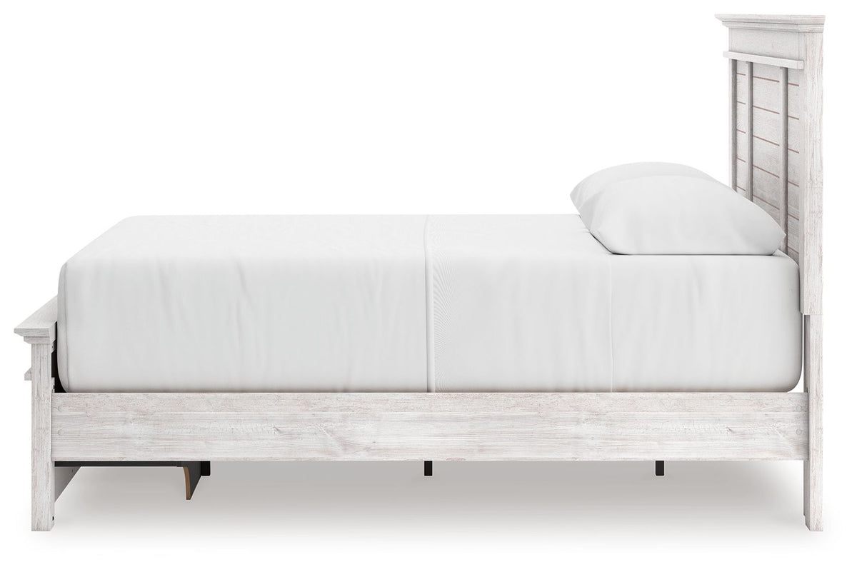 Makidern - Panel Storage Bed
