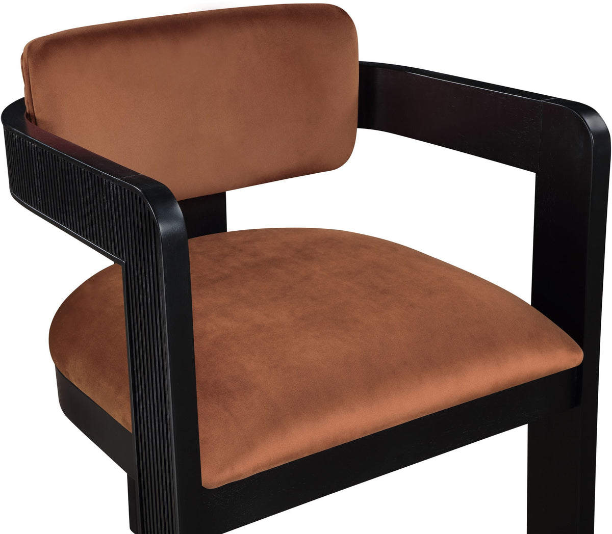 Sacha - Velvet Dining Chair With Black Base (Set of 2)