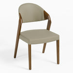 Arlo Mid-Century Beige & Walnut Dining Chair (Set of 2) by VIG Furniture - View 5