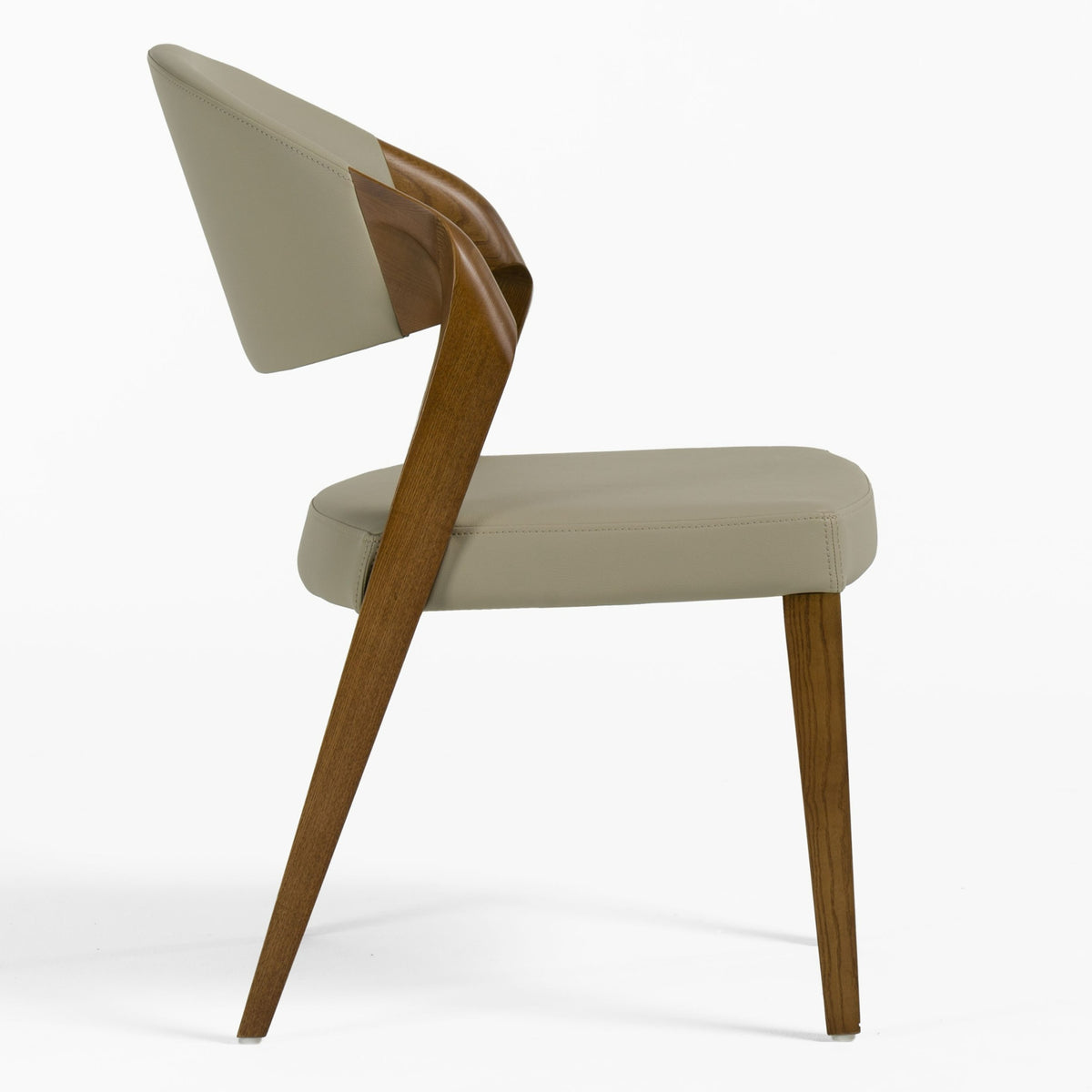 Arlo Mid-Century Beige & Walnut Dining Chair (Set of 2) by VIG Furniture - View 6