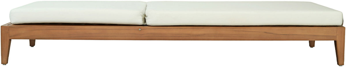 Mirella - Water Resistant Fabric Upholstered Outdoor Patio Chaise Lounge
