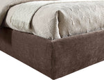 Adam - Chenille Fabric Bed With 89" Headboard
