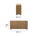 Normandy - Dresser - Light Brown