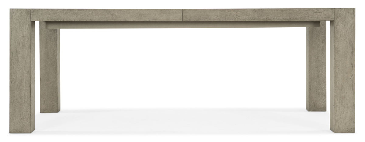 Linville Falls - North Fork Rectangle Dining Table With 1-24" Leaf - Gray