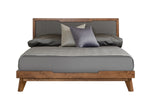 Soria Mid-Century Grey & Walnut Bed by VIG Furniture - View 7