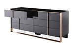 Cartier Modern Black & Rosegold Dresser by VIG Furniture - View 3