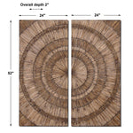 Lanciano - Wood Wall Art - Light Brown