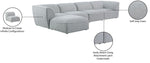 Miramar - 5 Piece Modular Sectional