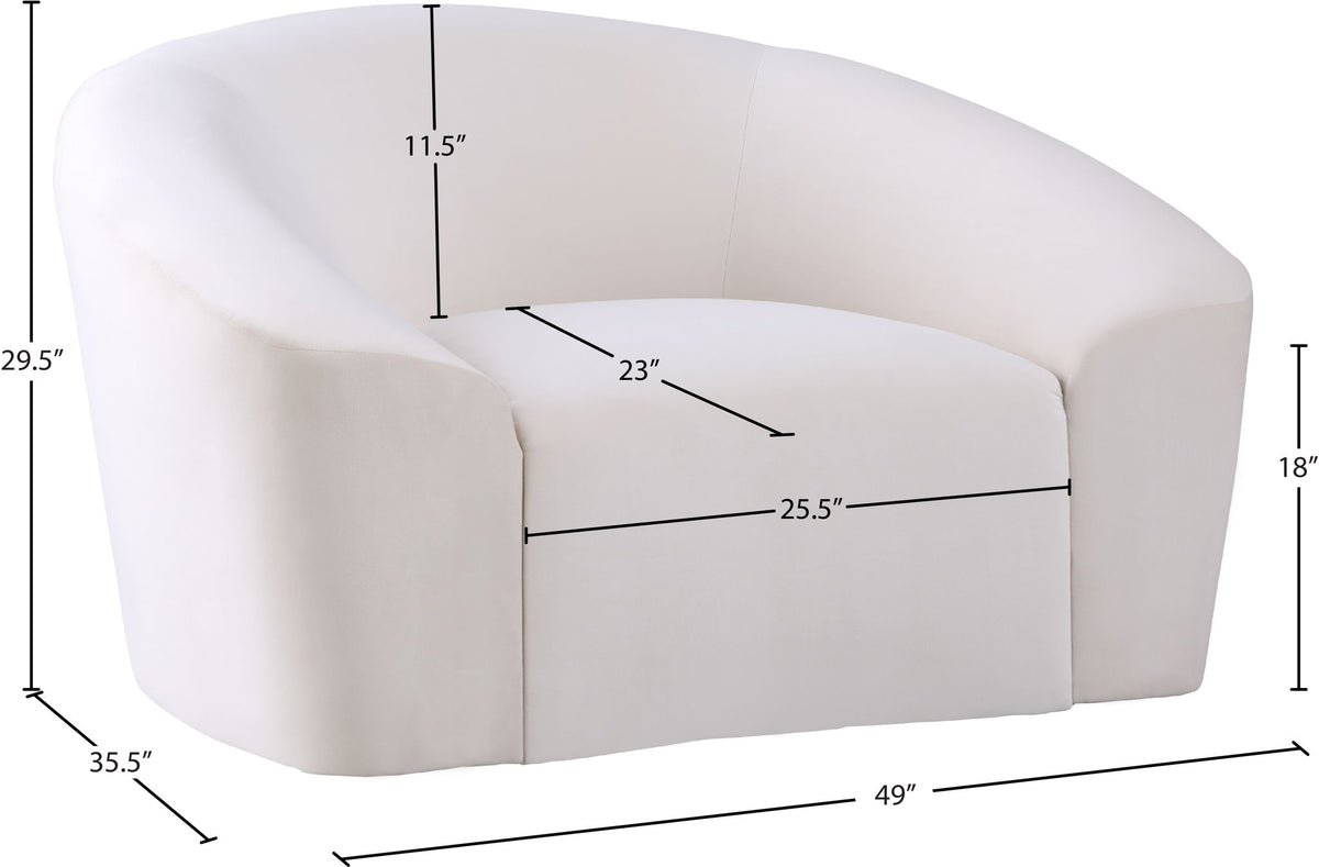 Riley - Velvet Arm Chair