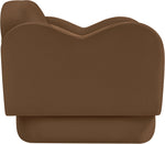 Bloom - Velvet Chair - Saddle