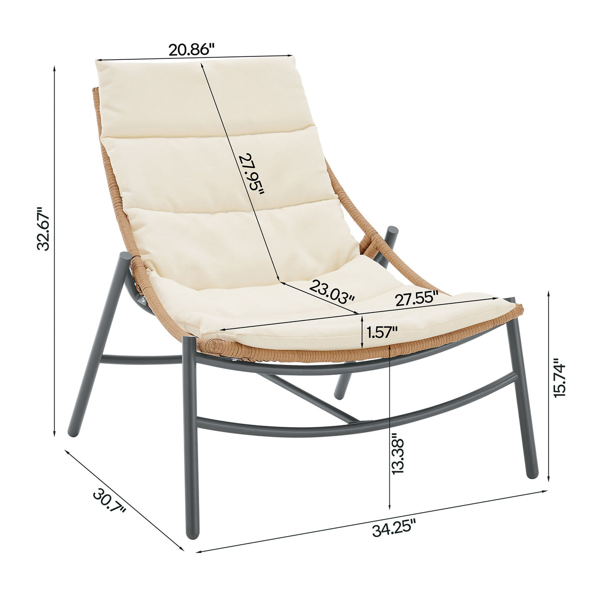 Manhattan Sunset - 3-Piece Conversation Set