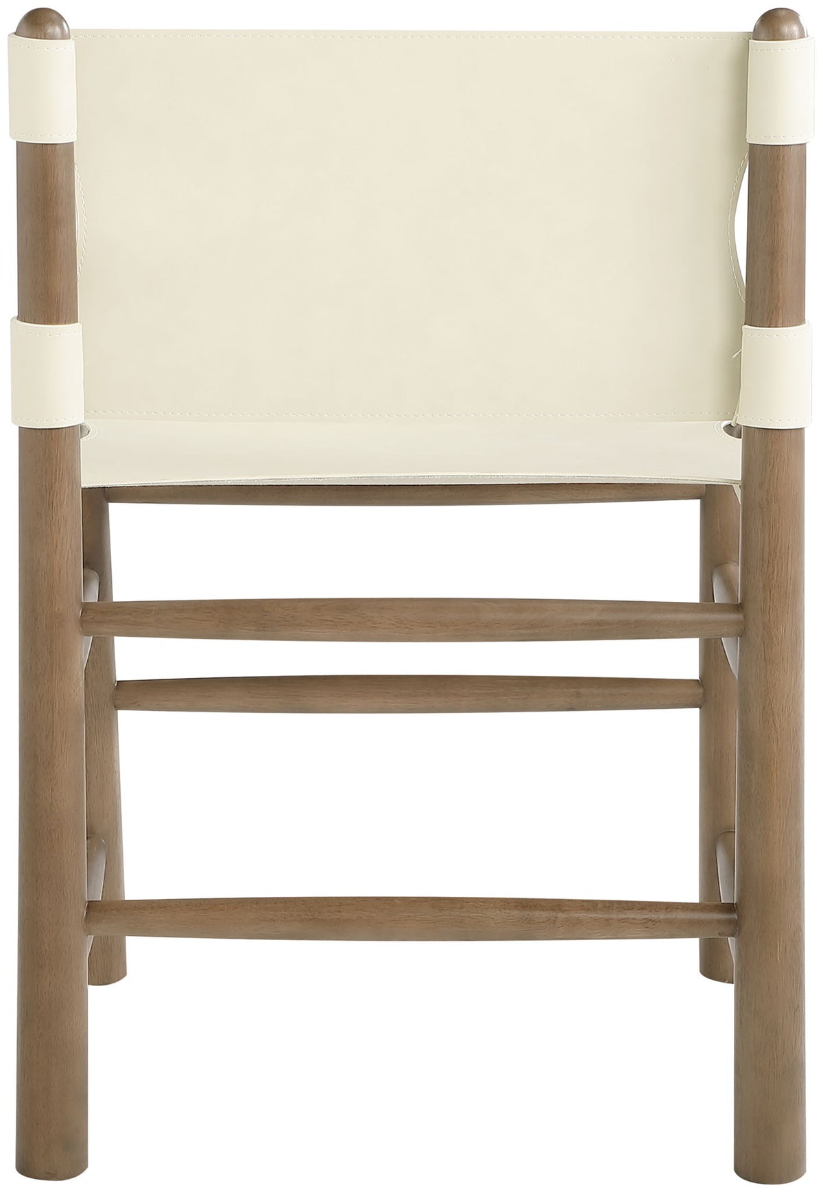 Santos - Vegan Leather Upholstered Dining Chair With Stained Brown Base (Set of 2)