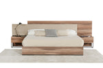 Matteo - Italian Modern Walnut & Fabric Bed by VIG Furniture - View 6