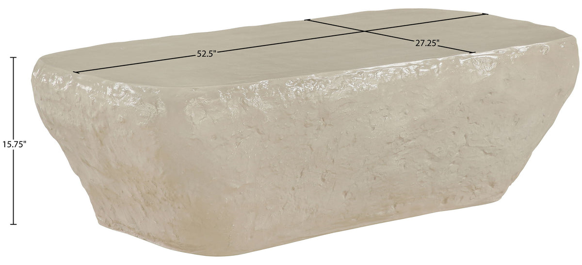 Rockford - Concrete Coffee Table - Beige