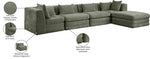 Stellar - 5 Piece Upholstered Modular Sectional