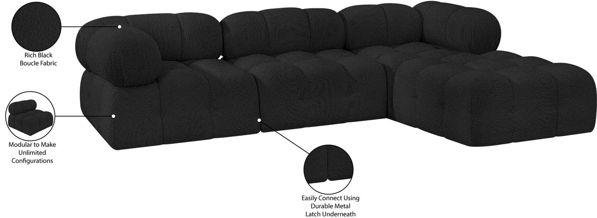 Ames - 4 Piece Fabric Modular Sectional