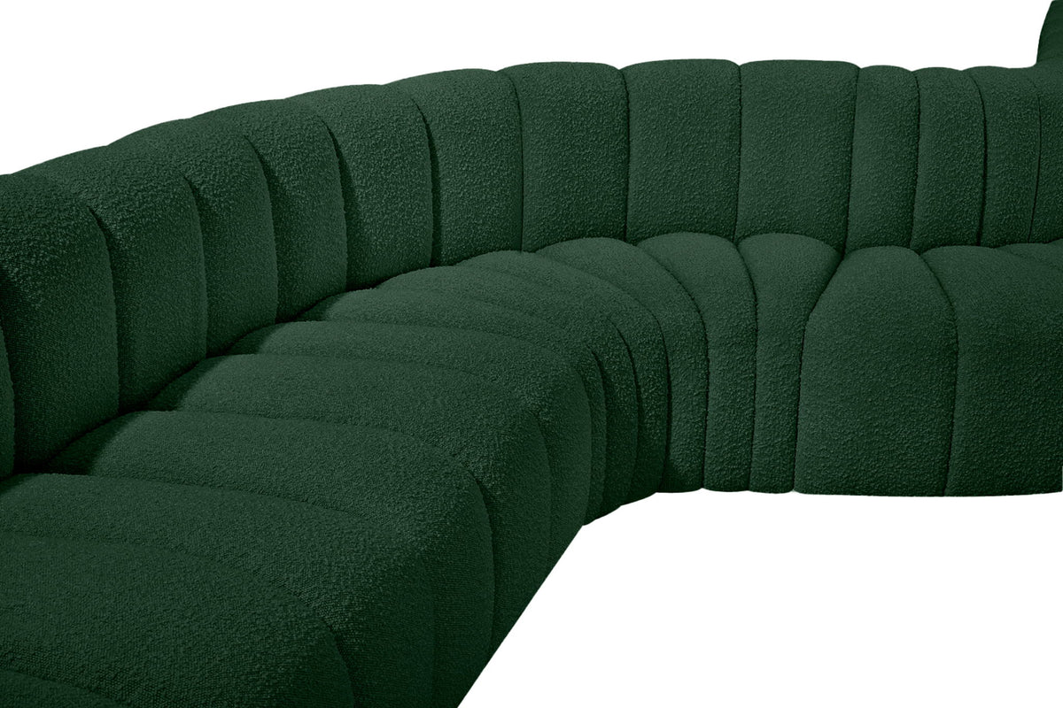 Arc - Boucle Fabric 7 Piece Modular Sofa