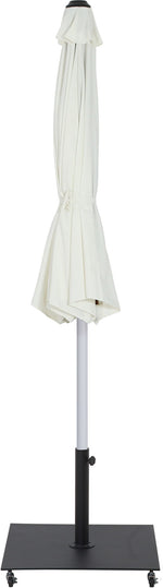 Amalfi - Aluminum Patio Umbrella - Black Base / White Pole