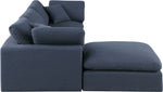 Comfy - 4 Piece Linen Fabric Modular Sectional With Chaise