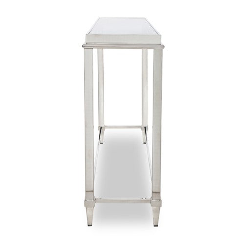 Agar Modern Glass & Stainless Steel Console Table by VIG Furniture - View 8