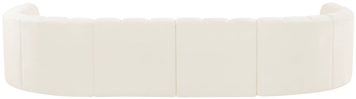 Arc - Velvet Modular U-Shaped Sectional