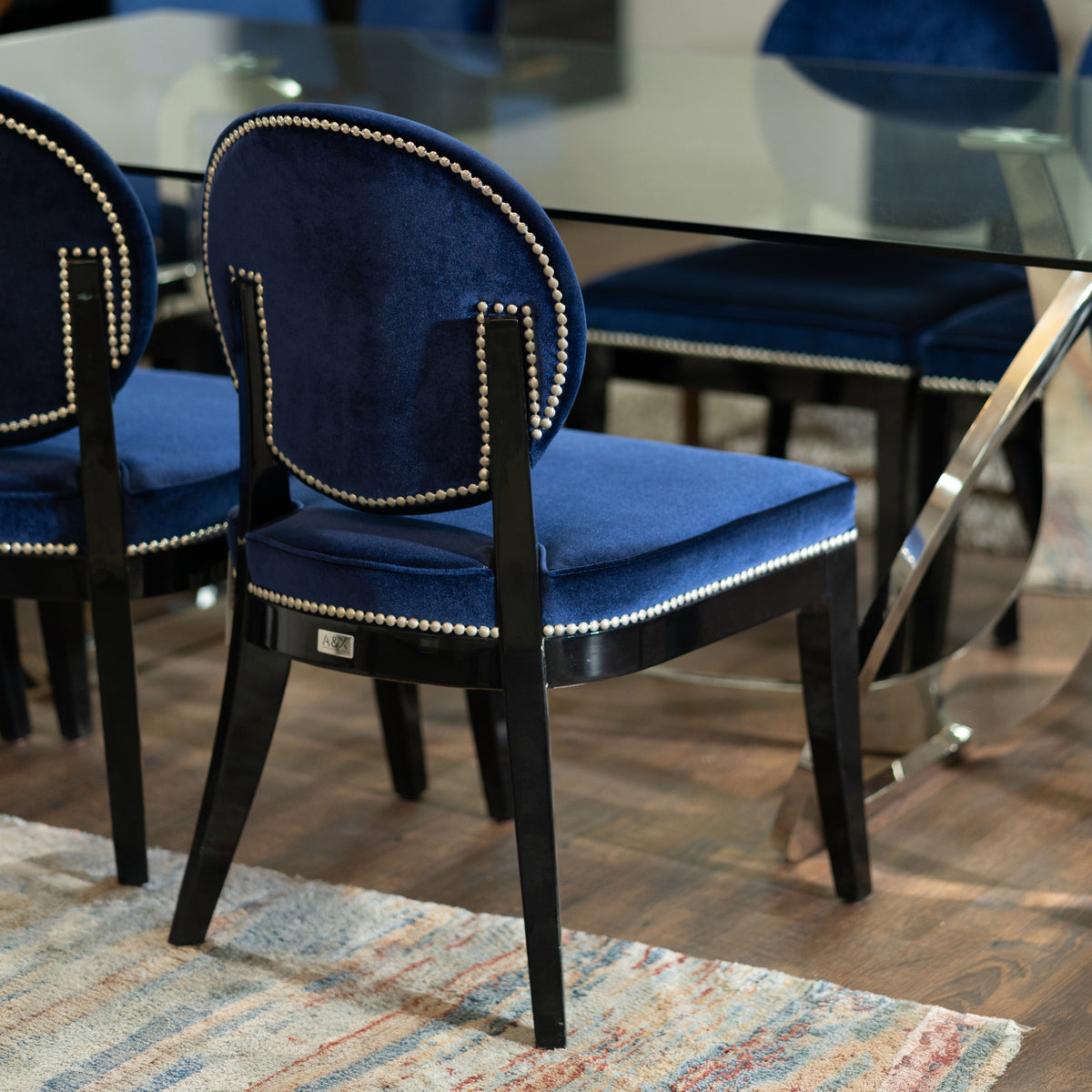 Isabella - Modern Blue Dining Chair (Set of 2) by VIG Furniture - View 9