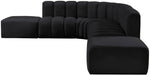 Arc - Velvet 7 Piece Corner Modular Sofa