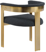 Romeo - Boucle Dining Chair With Gold Base (Set of 2)
