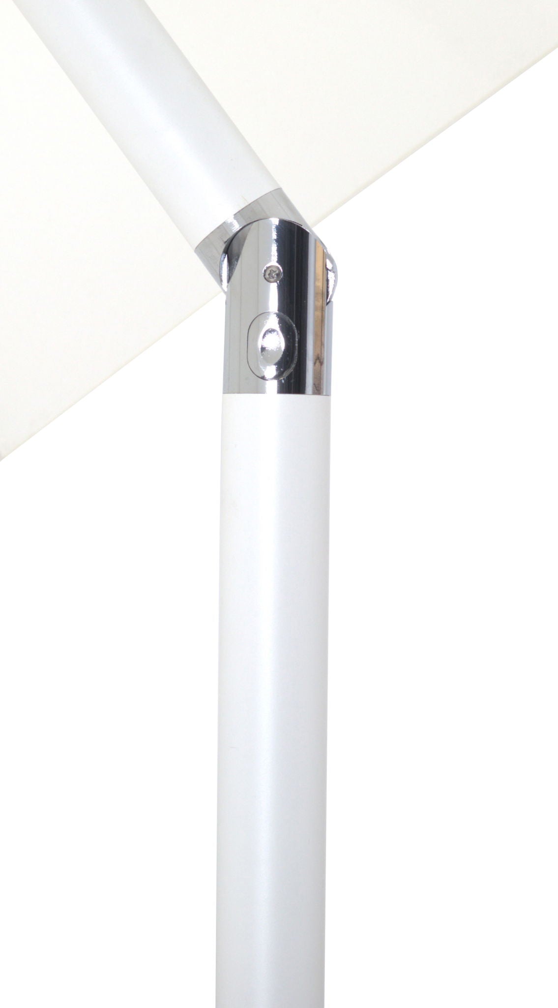 Amalfi - Aluminum Patio Umbrella - Black Base / White Pole