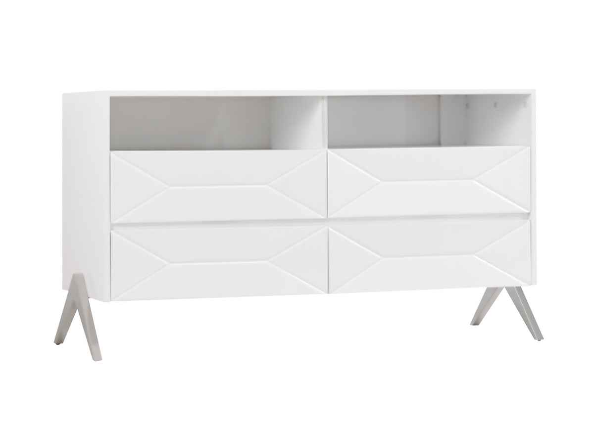 Candid Modern White Dresser by VIG Furniture - View 5