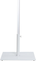 Amalfi - Aluminum Patio Umbrella - White Base / White Pole