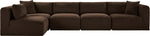 Shaggy - 5 Piece Modular Sectional