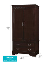 Glory Furniture - Louis Phillipe - Armoire