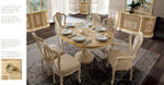 Aida - Dining Table - Ivory / Gold