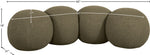 Apollo - Boucle Fabric Bench